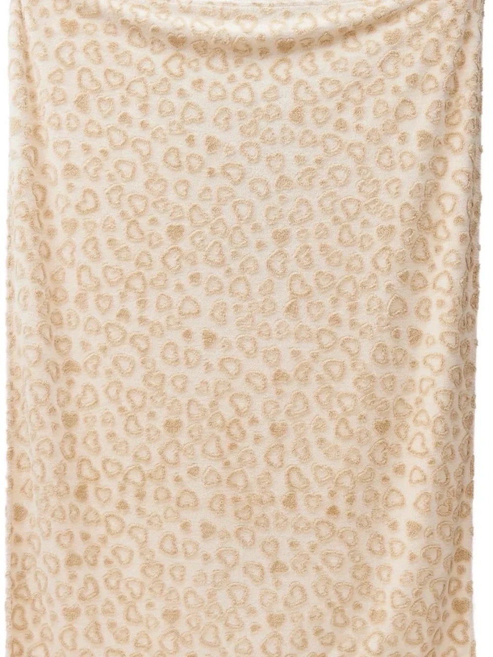 Plush Textured Heart Pattern Throw Blanket